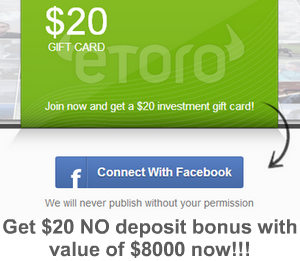 Get your $20 No Deposit Bonus with value of $8000